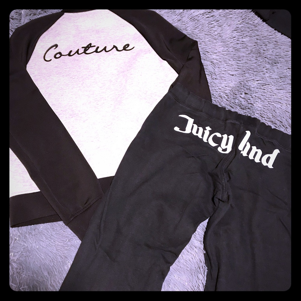 👑Juicy couture scuba bomber jacket w/juicy Pants
